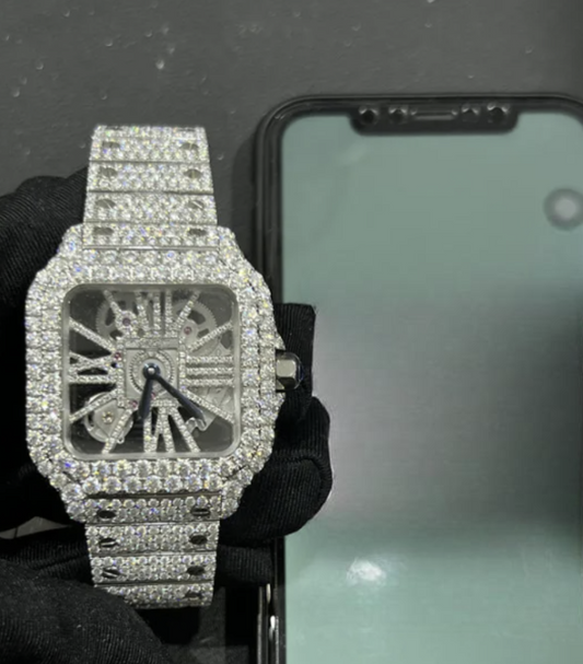 Cartier Skelton Iced out