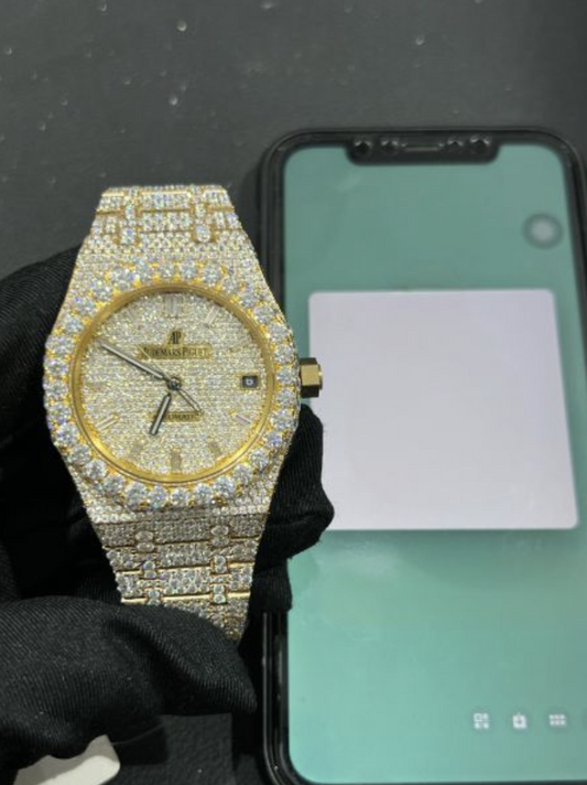 Audemars Piguet Royal Oak Gold Iced Out