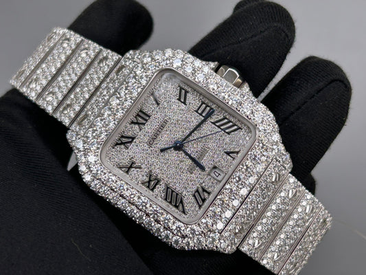 Cartier Watch Iced out